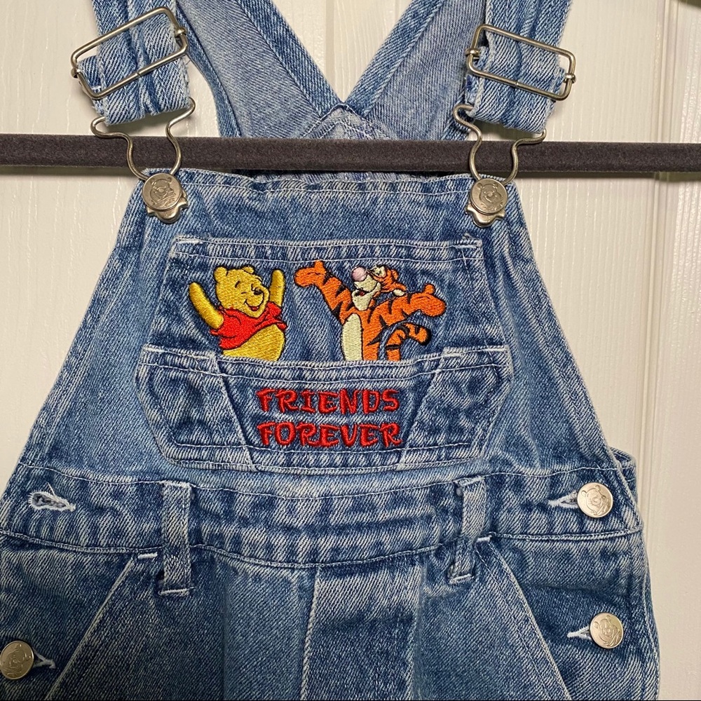 Disney Pooh and tigger friends forever 2t overalls